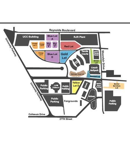 Allegacy Federal Credit Union Stadium - Parking Lots