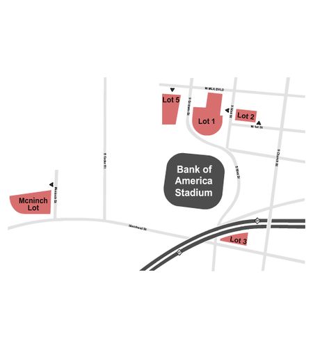 Bank Of America Stadium Parking Lots