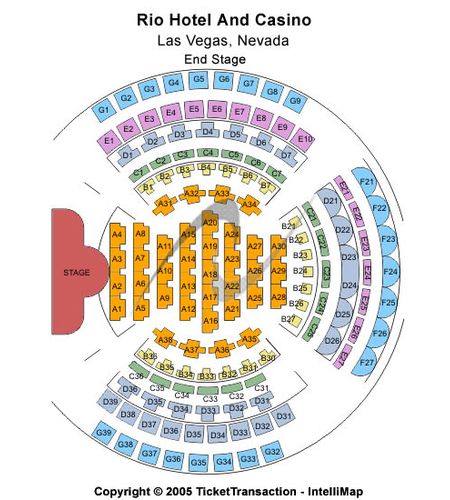 Brasilia Hall at Rio Las Vegas