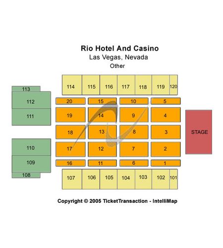 Brasilia Hall at Rio Las Vegas