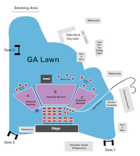 Britt Festival Pavilion & Gardens
