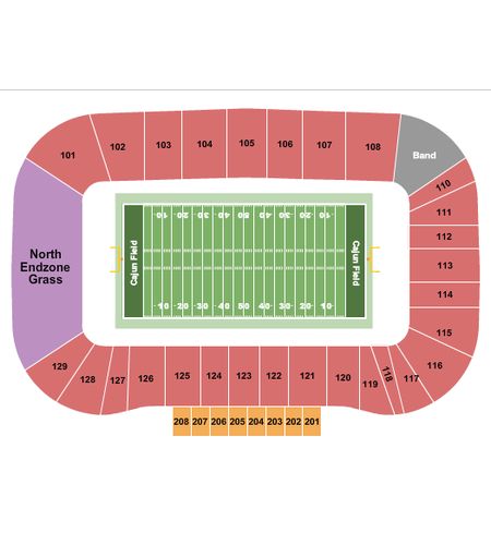 Cajun Field at Our Lady of Lourdes Stadium