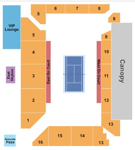 Center Court at Lindner Family Tennis Center