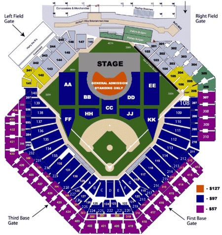 Citizens Bank Park Seating Map