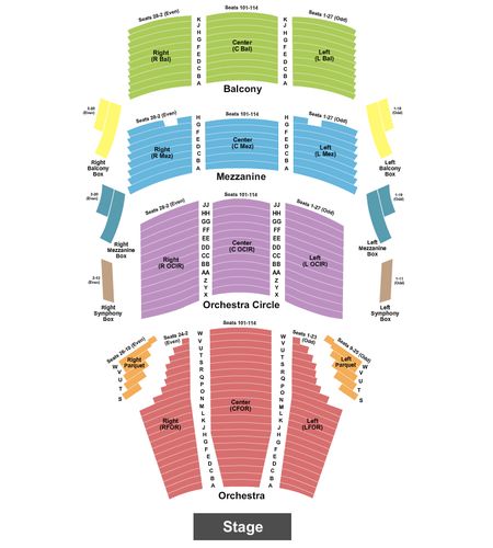 Cofrin Family Hall At Weidner Center For The Performing Arts