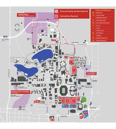 Darrell K. Royal Memorial Stadium Parking Lots