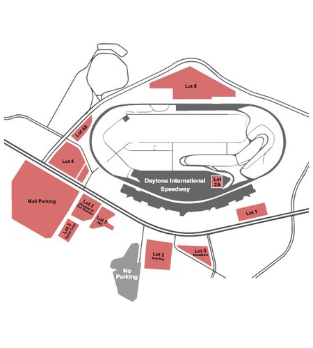 Daytona International Speedway Parking Lots
