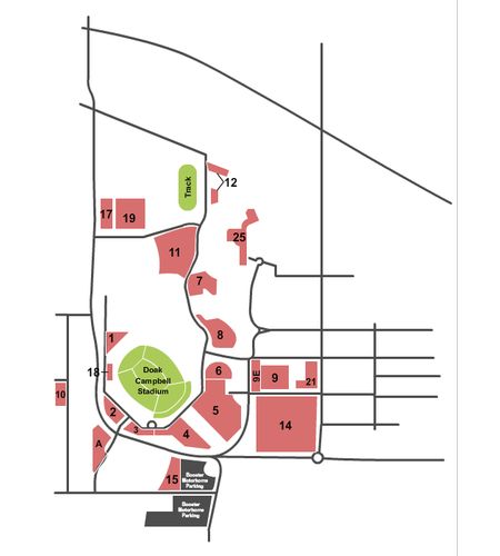 Doak Campbell Stadium Parking Lots