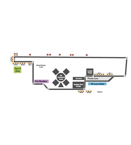 Downtown Detroit Street Circuit