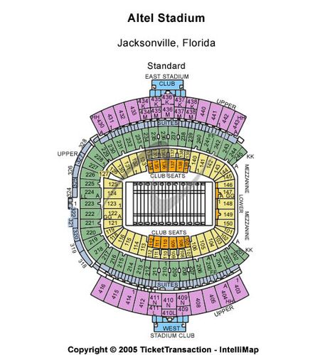 EverBank Stadium Parking Lots