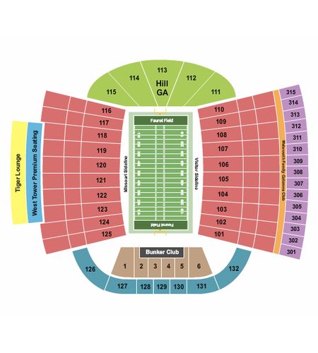 Faurot Field at Memorial Stadium