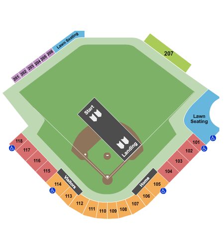 Four Winds Field at Coveleski Stadium