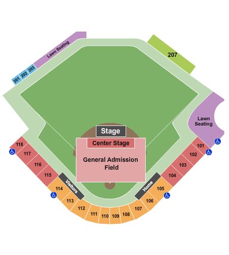 Four Winds Field at Coveleski Stadium