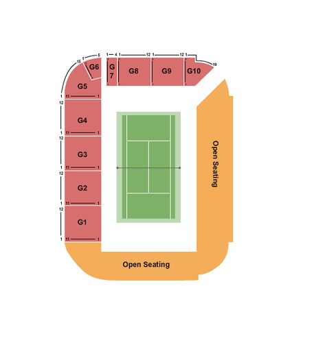 Grandstand Court At Lindner Family Tennis Center
