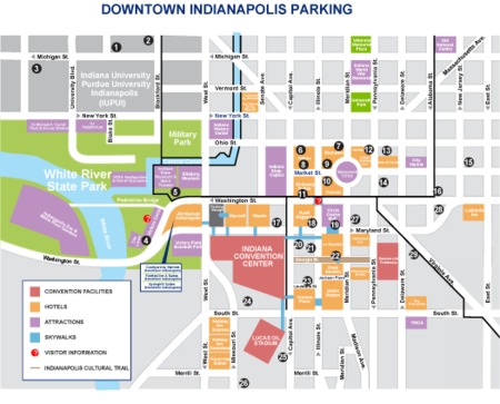 Lucas Oil Stadium Parking Lots
