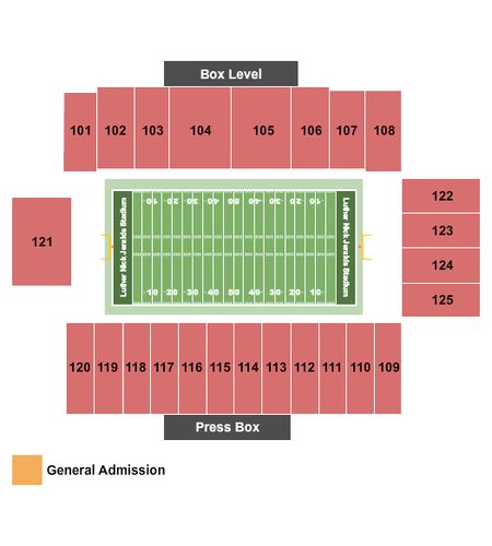 Luther Nick Jeralds Stadium State University