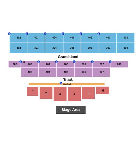 Main Stage At Wisconsin State Fair Park