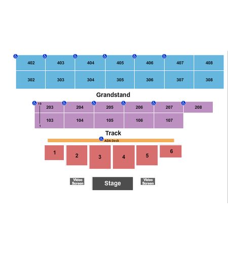 Main Stage At Wisconsin State Fair Park