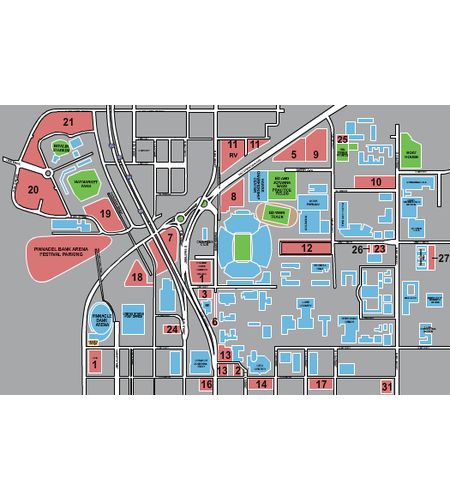 Memorial Stadium Parking Lot
