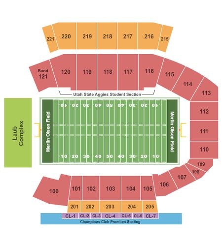 Merlin Olsen Field At Maverik Stadium