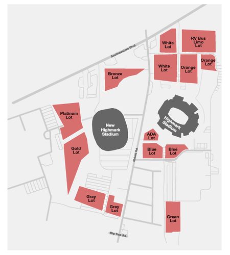 New Highmark Stadium Parking Lots