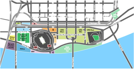 Paycor Stadium Parking Lots