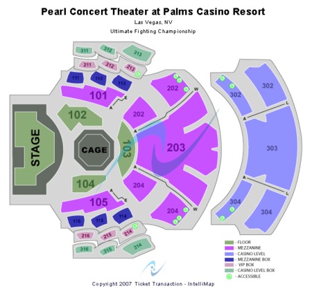 Pearl Concert Theater At Palms Casino Resort