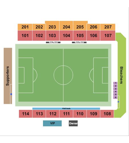 Phoenix Rising Soccer Complex at Wild Horse Pass