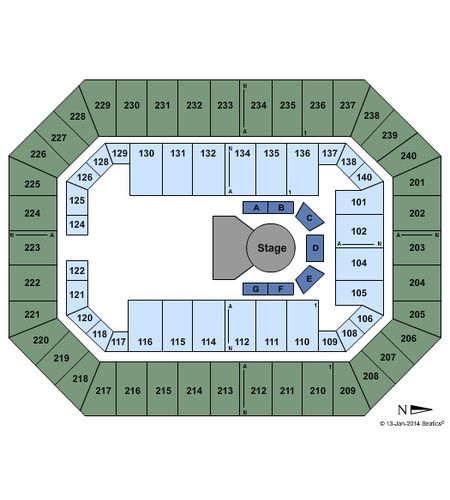 Raising Cane's River Center Arena