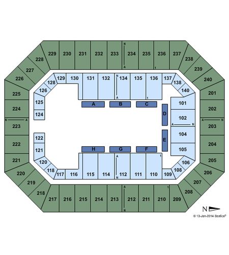 Raising Cane's River Center Arena