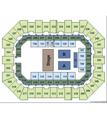 Raising Cane's River Center Arena