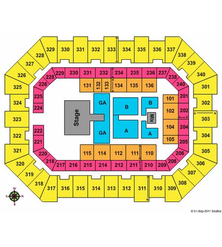 Raising Cane's River Center Arena