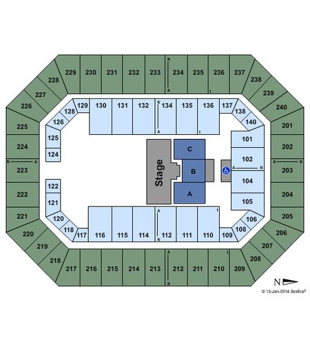 Raising Cane's River Center Arena