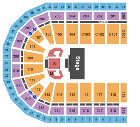 sears centre arena tickets sears centre arena in hoffman estates sears centre seating chart