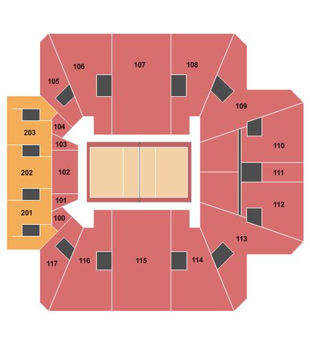 Strahan Arena at the University Events Center
