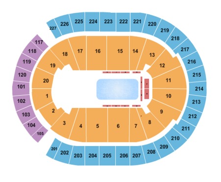 T-Mobile Arena Seating Chart & Map