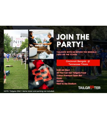 Tailgreeter All-Inclusive Tailgate - Nissan Stadium