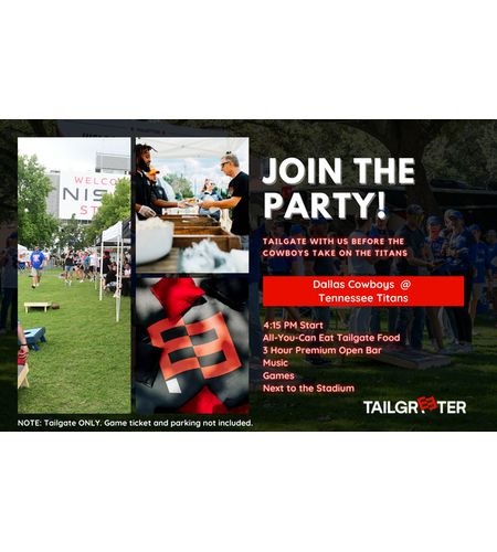 Tailgreeter All-Inclusive Tailgate - Nissan Stadium