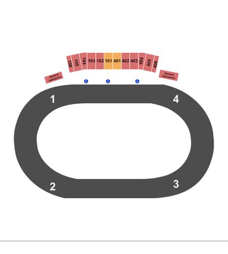 The Dirt Oval at Route 66 Raceway