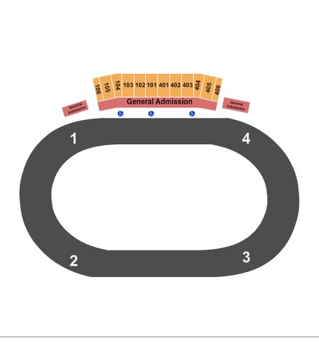 The Dirt Oval at Route 66 Raceway