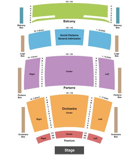 The Great Hall At Younes and Soraya Nazarian Center for the Performing Arts