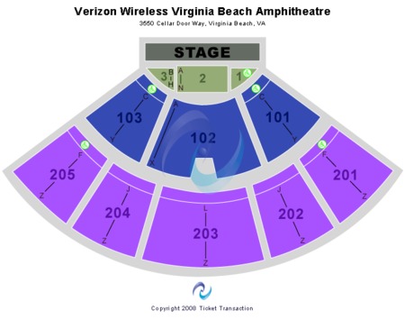 Virginia Beach Amphitheatre - Parking Lot