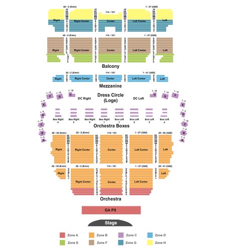 Wang Theater At The Boch Center